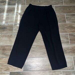 ST. JOHN Womens Basic Santana Knit Elastic Waist Trouser Pants with pockets